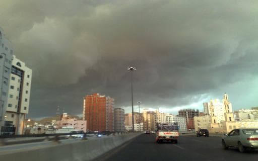 توقعات بهطول أمطار على مكة المكرمة والمدينة المنورة