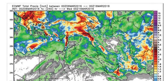 استمرار فرص هطول الأمطار .. اليوم
