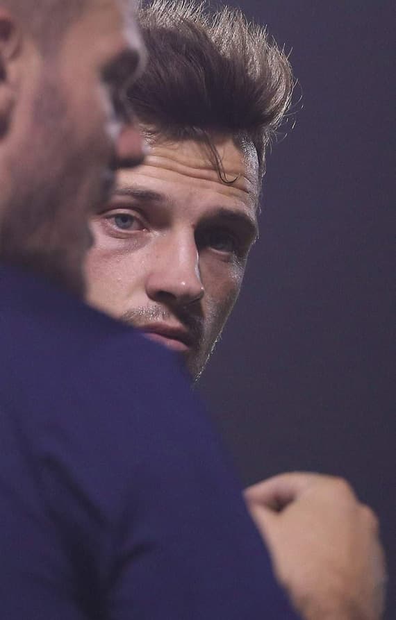 إيفان خلال مران النصر.