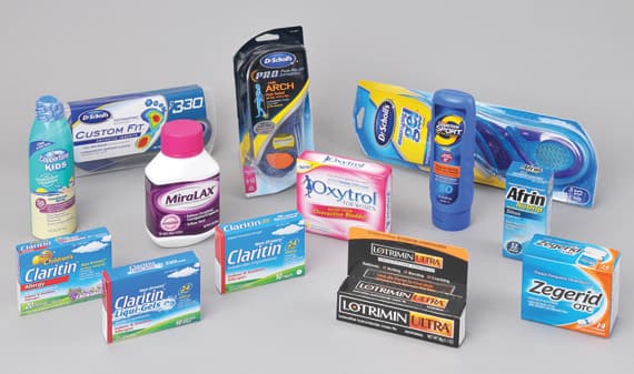 عينة من أدوية شركة ميرك.