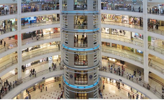 تضمنت النشاطات، "مواد غذائية، أسواقا مركزية، مؤسسات تجارية".