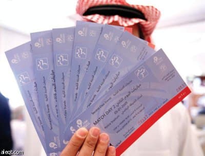 4 آلاف تذكرة للأخضر والعنابي