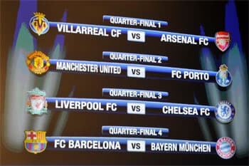 دوري أبطال أوروبا: ليفربول وتشلسي وجها لوجه للمرة الرابعة وقمة بين برشلونة وبايرن ميونيخ