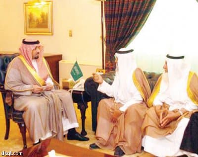 الأمير مشعل بن عبد الله يتفقد المبنى الجديد لإمارة نجران