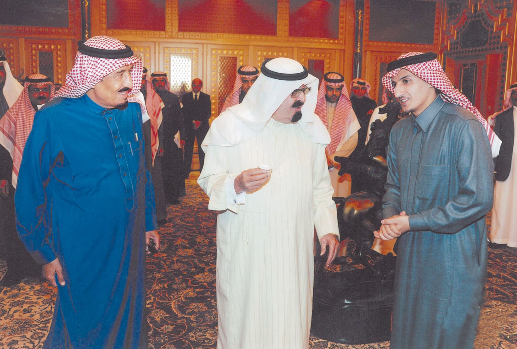 خادم الحرمين الشريفين يستقبل التمياط