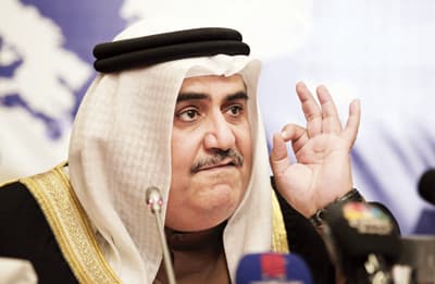 وزير خارجية البحرين : لم نطرد سفير إيران ولسنا ضد التقارب مع طهران