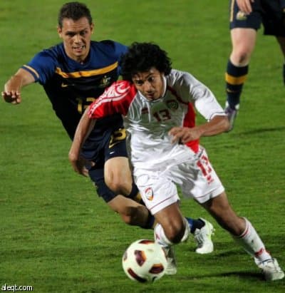 تشييع جنازة اللاعب الإماراتي عوانة "صاحب أشهر ركلة جزاء"