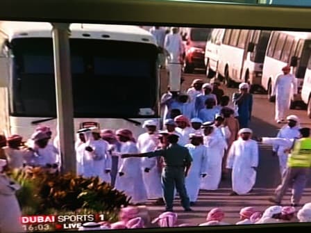 تشييع جنازة اللاعب الإماراتي عوانة "صاحب أشهر ركلة جزاء"