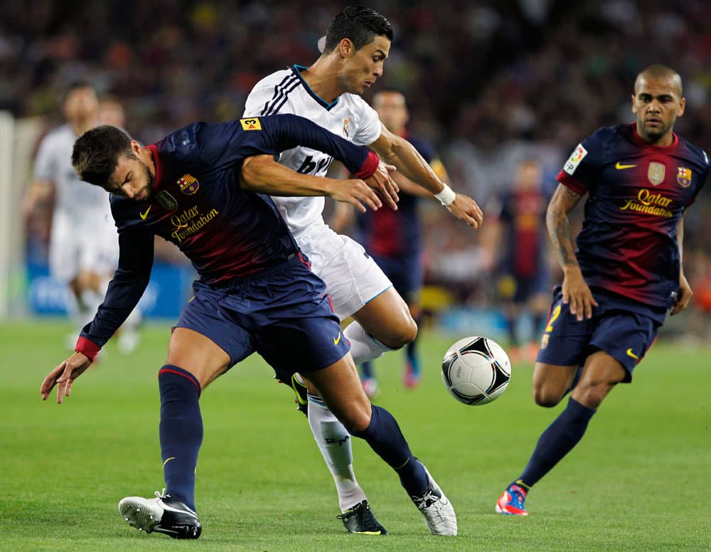 برشلونة يعوض تأخره ويهزم ريال في ذهاب كأس السوبر الاسبانية