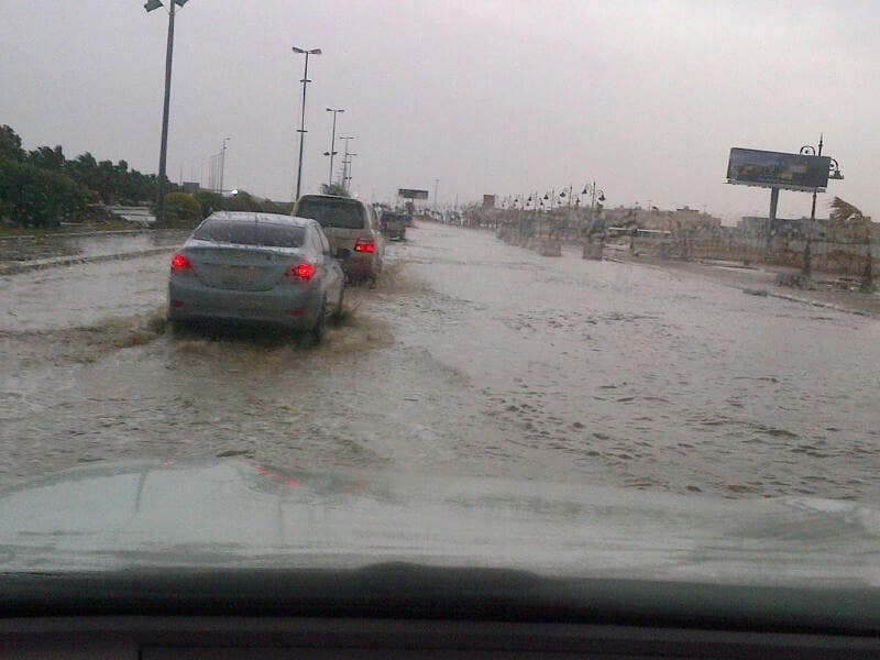 امطار و"برد" على الحدود الشمالية