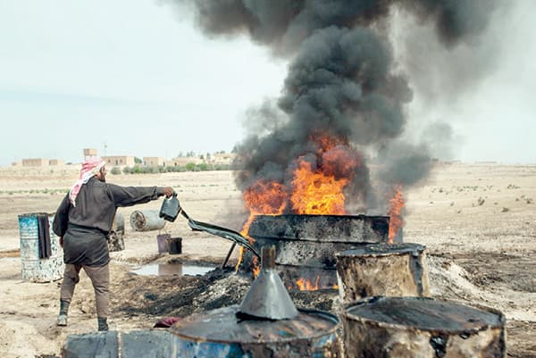 إنتاج النفط السوري يهوي
بنسبة 96 %