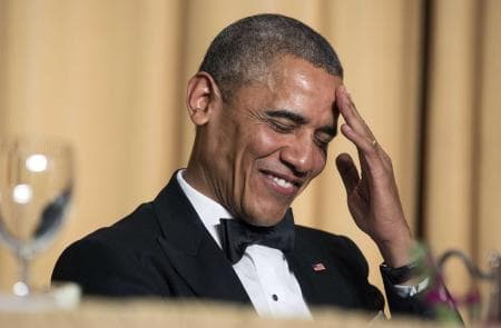 قصة مصورة: أوباما يطلق النكات في لقاء الصحافيين السنوي