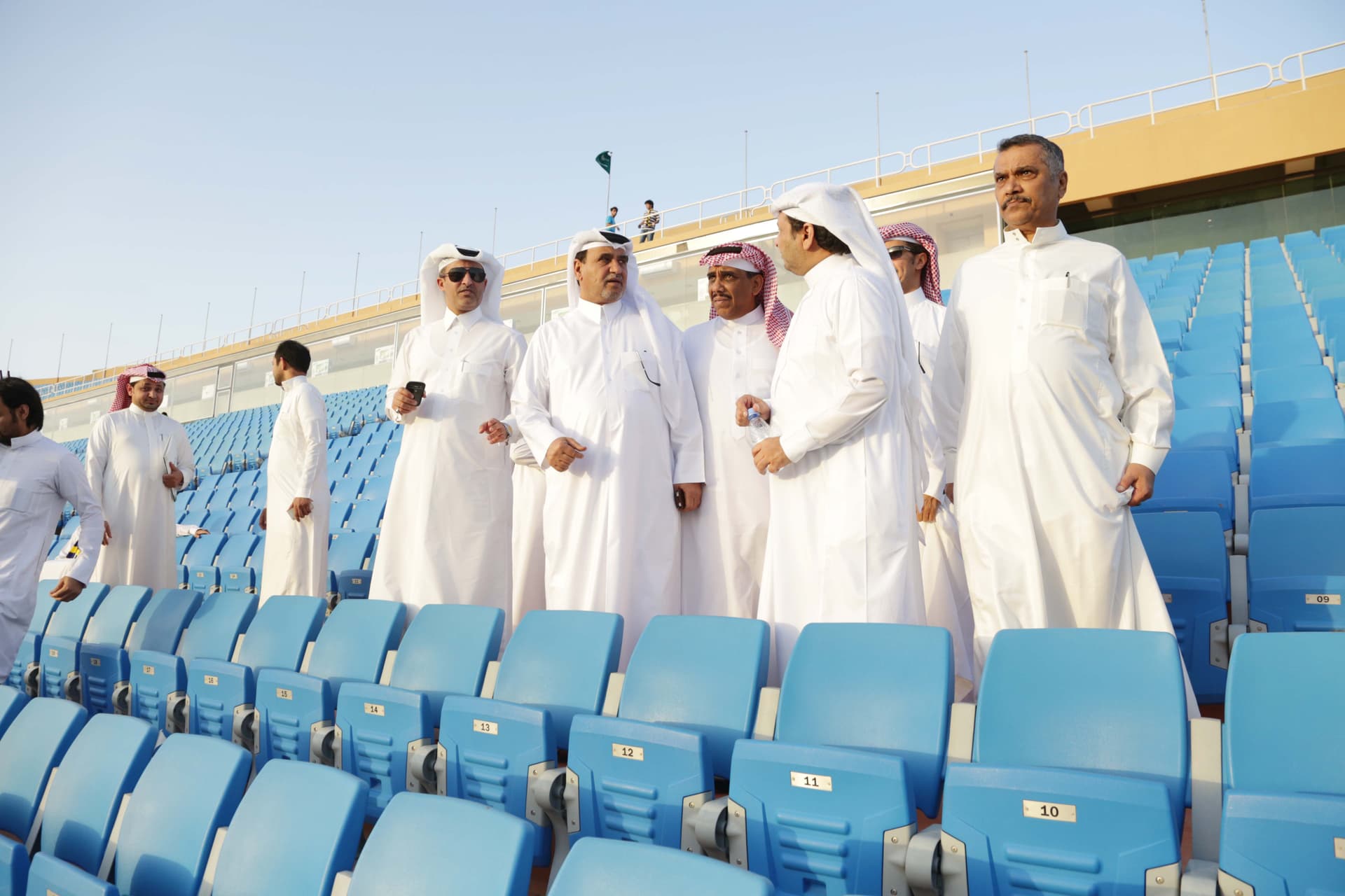 لجنة التفتيش الخليجية الرياضية تتفقد ملاعب السعودية استعدادا لـ(خليجي 22)