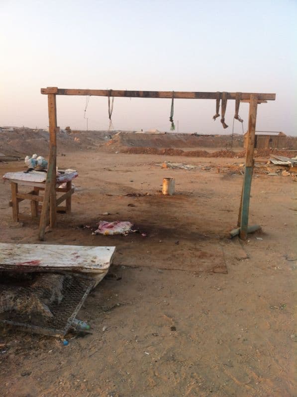 أمانة الرياض تضبط مسالخ عشوائية وباعة جائلين مخالفين شرق وشمال العاصمة