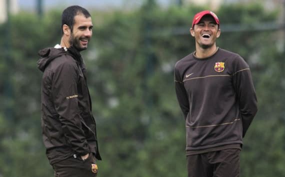 جوارديولا : أثق بقدرة انريكي على تحقيق النجاح مع برشلونة