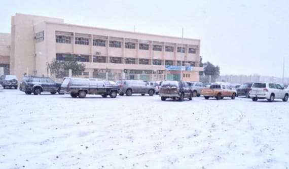 أمن الطرق يغلق طريق الشمال الدولي لتراكم "الثلوج"