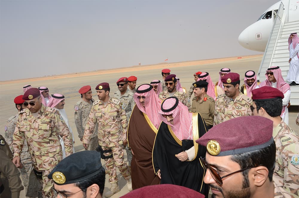 ولي ولي العهد يرعى حفل ختام تمرين "وطن 85"