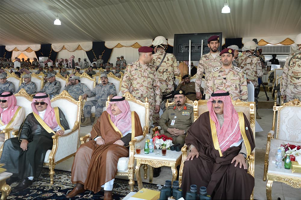 ولي ولي العهد يرعى حفل ختام تمرين "وطن 85"