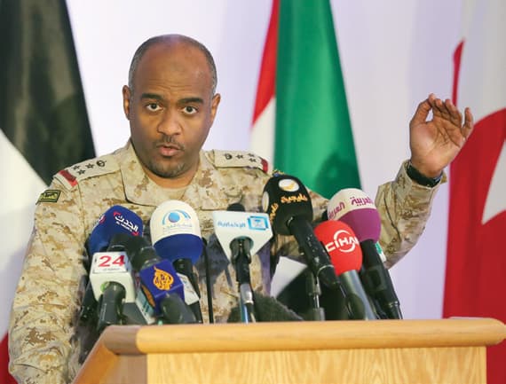 «التحالف»: لم يحن وقت الدخول البري.. وشائعات الحوثيين لا تهمنا