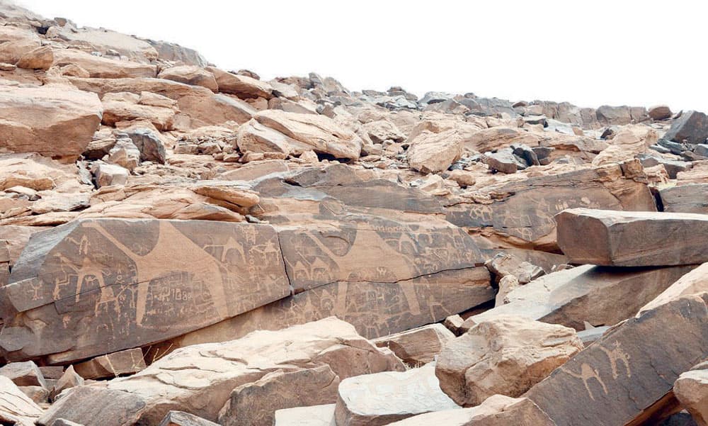 رسومات حائل .. تشابه مع مدارس تجريدية في القرن الـ 19