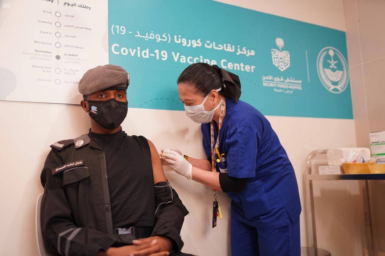 استمرار عمليات التطعيم في مختلف المناطق. "واس"