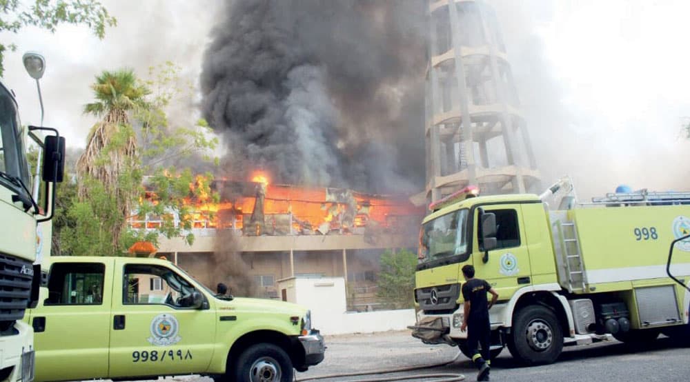 وصل عدد الحرائق في منطقة الرياض إلى 7754 حريقا."الاقتصادية"