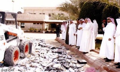 إتلاف أكثر من عشرة ملايين مادة إعلامية مخالفة لنظام حقوق المؤلف