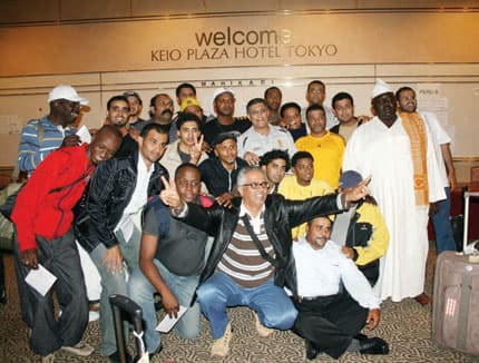 جماهير الاتحاد وصلت إلى طوكيو عبر الـ STC