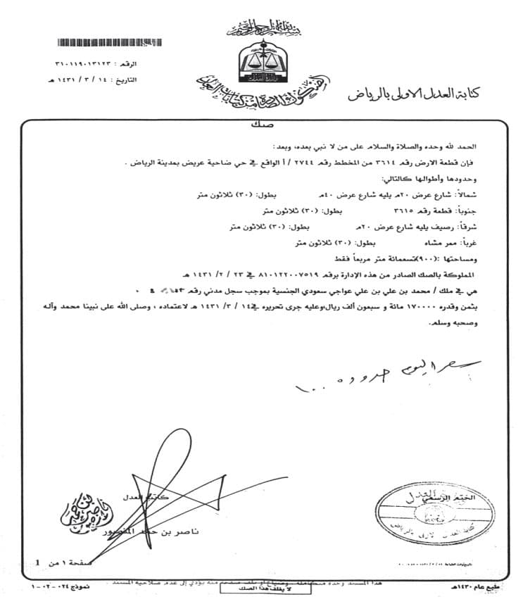 انخفاض قيمة أراضي مخططات عريض 40 %