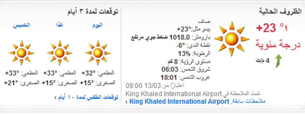 استمرار نشاط رياح السطحية على شمال المملكة وغربها