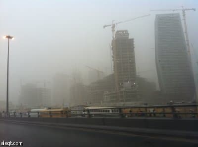 الغبار يعلّق الدراسة في غالبية مناطق المملكة