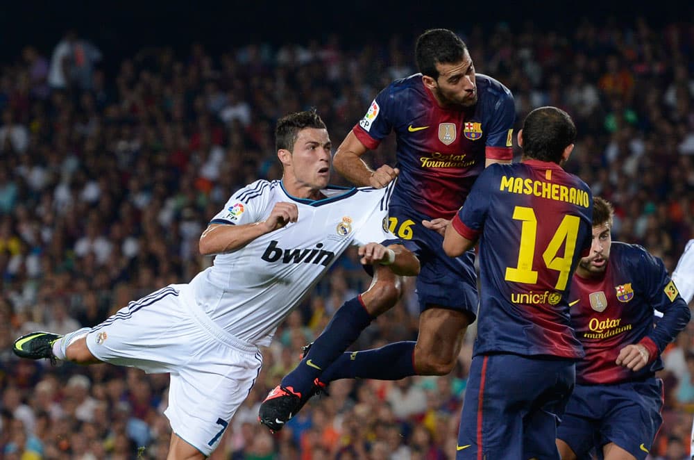 برشلونة يعوض تأخره ويهزم ريال في ذهاب كأس السوبر الاسبانية