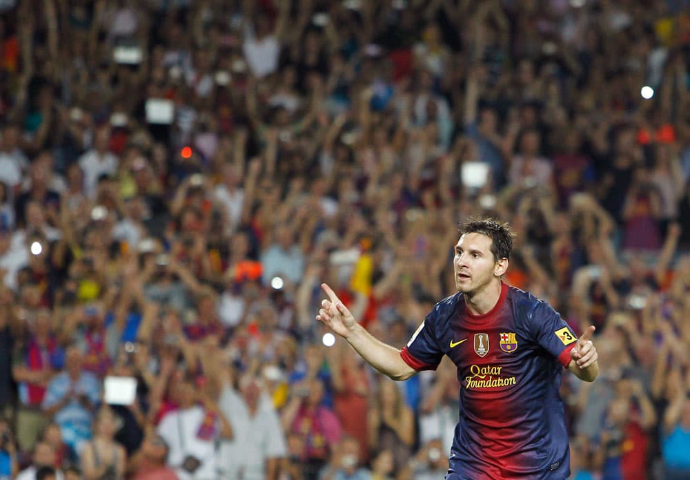 برشلونة يعوض تأخره ويهزم ريال في ذهاب كأس السوبر الاسبانية