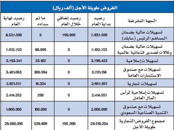 ارتفاع ديون «كيان» إلى ضعف رأسمالها يُفاقم خسائرها في 2012