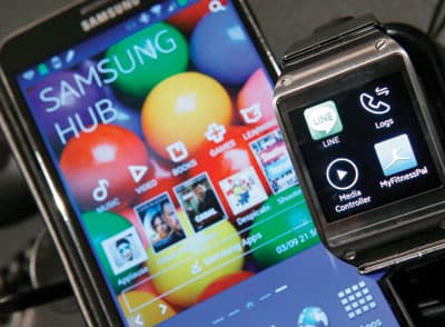 «سامسونج» تطلق أسلحة 2014..
«نوت» و«تاب» والساعة الذكية