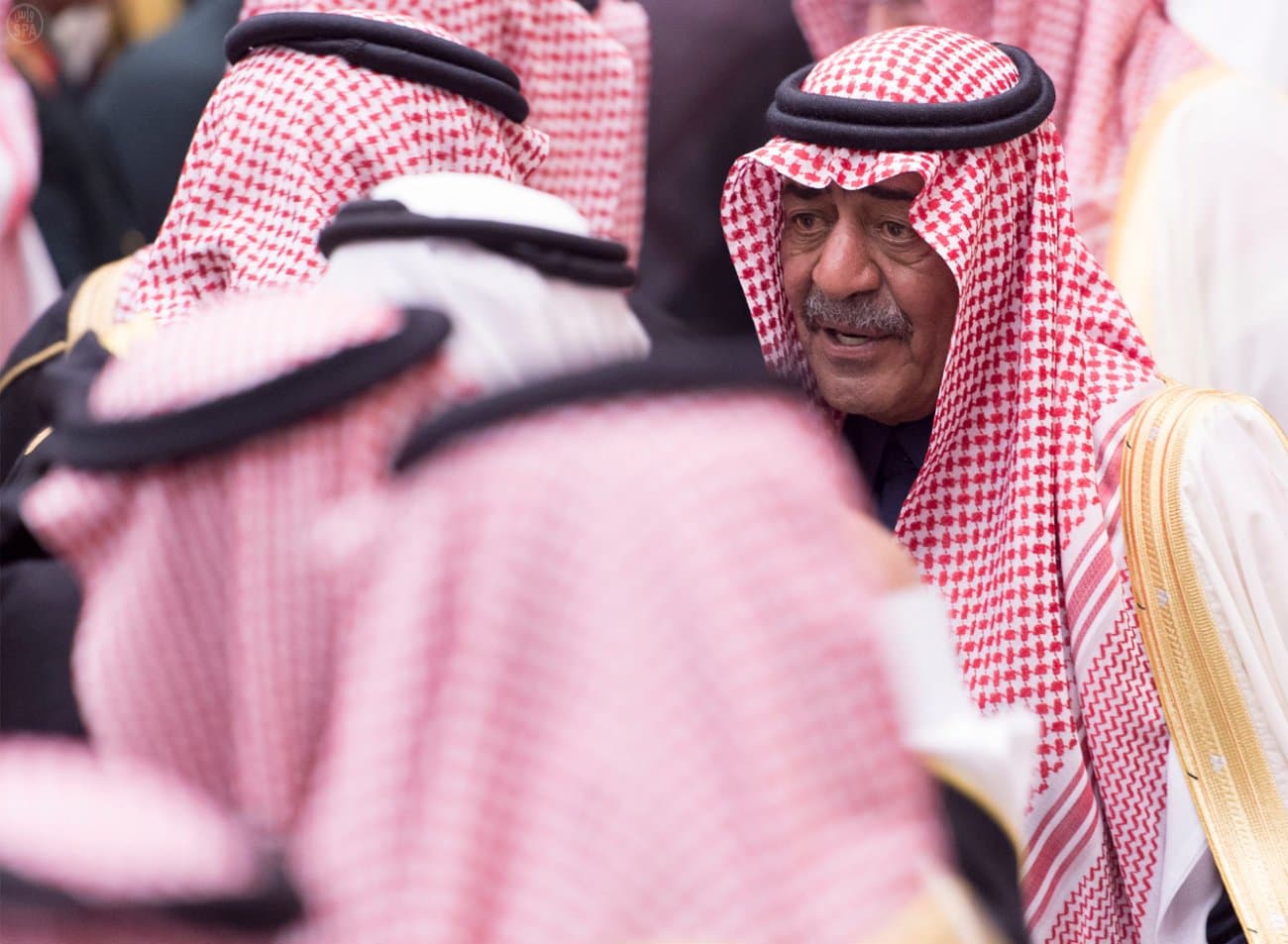 خادم الحرمين الشريفين وولي العهد وولي ولي العهد يتلقون البيعة