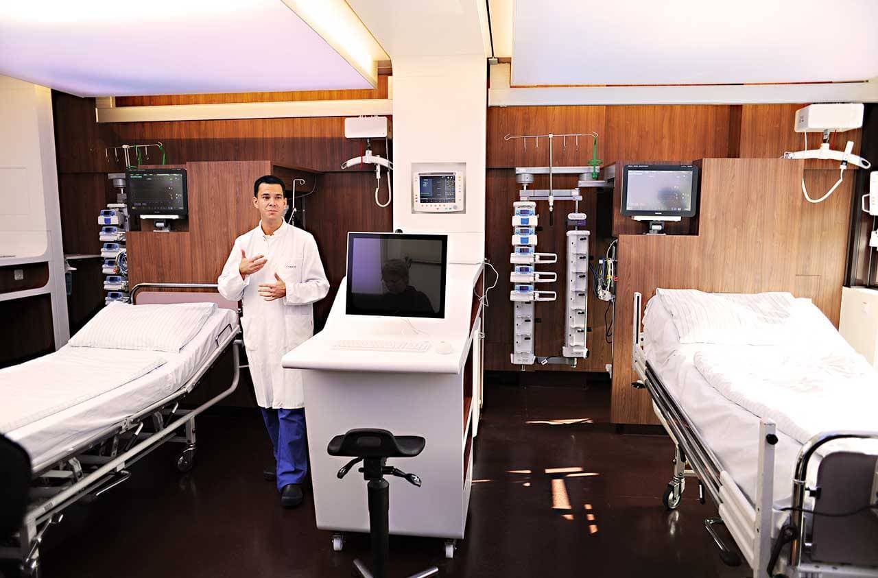 تفتخر ألمانيا بوجود 497 ألف سرير في مستشفياتها للرعاية العامة والحرجة.