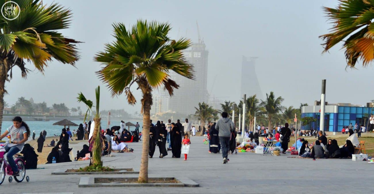 أجواء جدة الربيعية تغري المصطافين وتحقق أشغالاً فندقية تصل لـ 90%