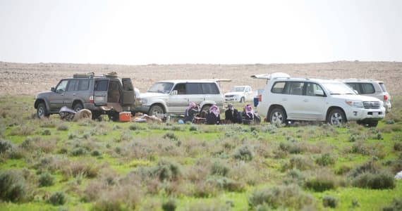 هواة للبر رغم درجة الصفر