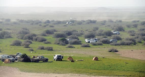هواة للبر رغم درجة الصفر