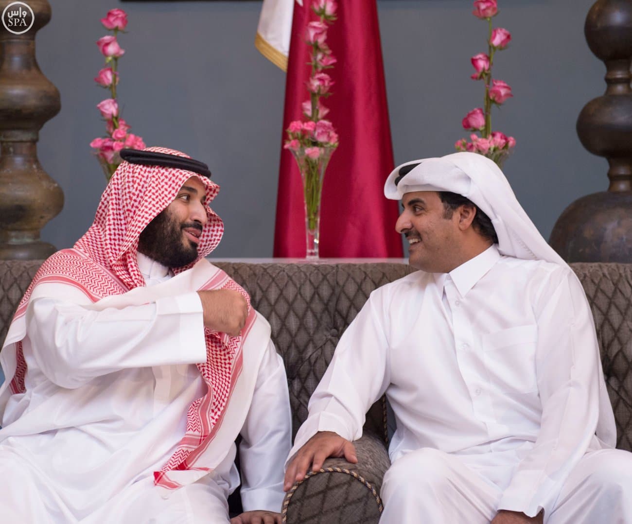 ولي ولي العهد وأمير قطر يبحثان تطورات الأحداث في المنطقة