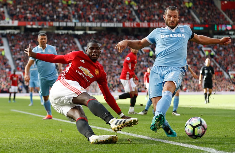 ستوك سيتي يفرض التعادل على مانشستر يونايتد