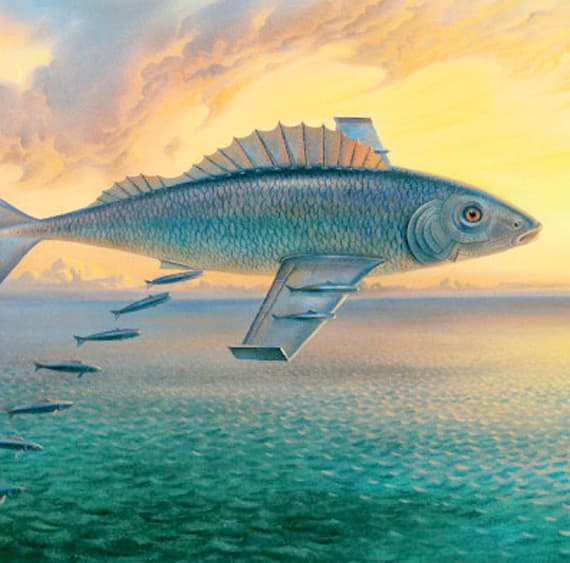 جانب من أعمال الفنان السريالي الروسي فلاديمير كوش.