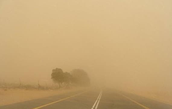 الأرصاد : عوالق ترابية على الرياض والشرقية والمدينة وتبوك