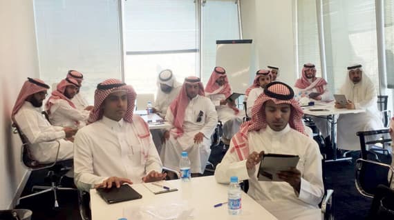 جانب من الورشة التعليمية."الاقتصادية"