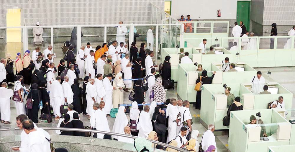 تقليص مدة إجراءات المسافرين القادمين من ثلاث ساعات إلى 45 دقيقة. "واس"