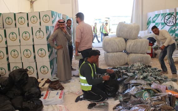 السعودية تواصل تقديم مساعداتها للنازحين في سوريا