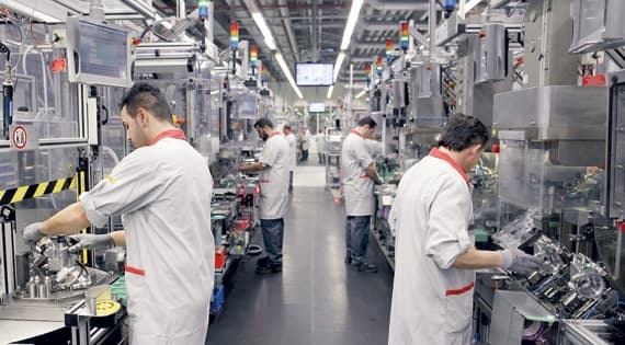 سجل نمو نشاط قطاع الصناعات التحويلية في ألمانيا أعلى مستوى في نحو ثلاث سنوات.