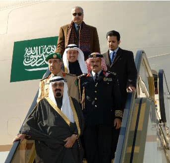 خادم الحرمين الشريفين لحظة وصولة إلى الدار البيضاء -المغرب (واس)