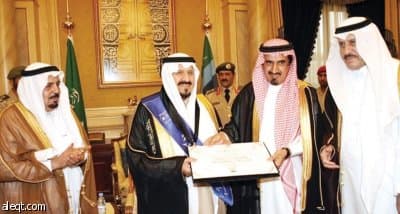 ولي العهد يستقبل موسى ووزيري خارجية الإمارات والبحرين ويشكر جامعة الملك سعود